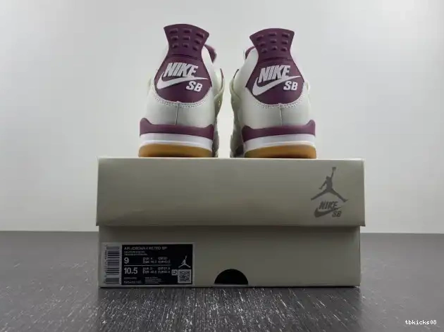 Rep TBkick SB 4 Red x Sapphire Jordan DR5415-102 0606